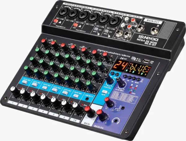 Mesa de Som Soundvoice MC8-BT - Imagem 3
