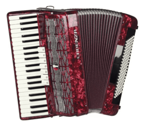 Acordeon Cadenza 120 Baixos Vermelha CD120/41 Rd