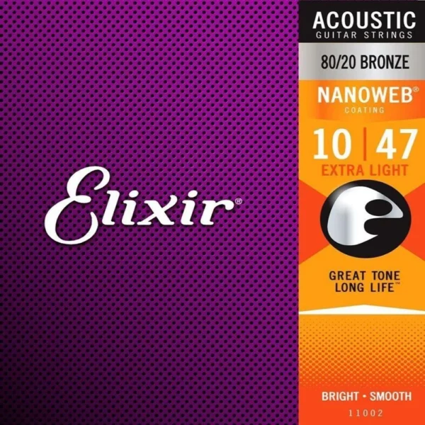 Encordoamento Elixir Violão Aço 010 Bronze - Imagem 2