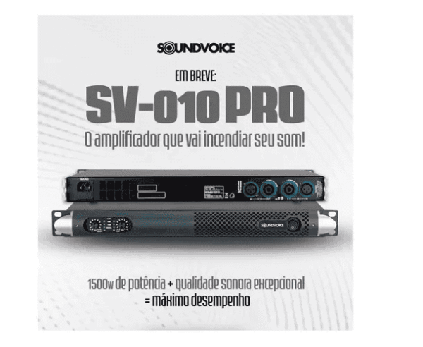 Amplificador Soundvoice 1500WSv-010 Pro