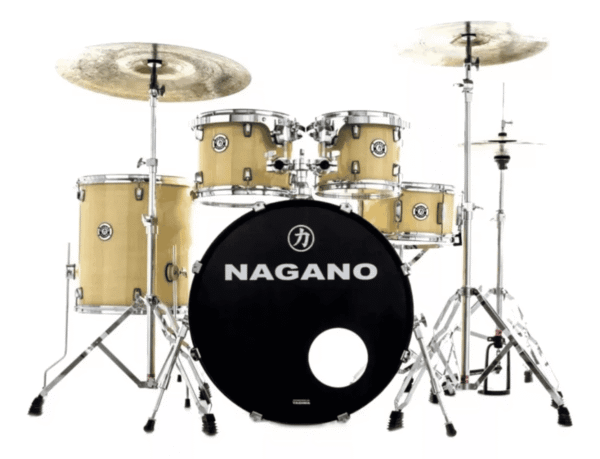 Bateria Acústica Nagano Garage Fusion 22 Ferragens Banco