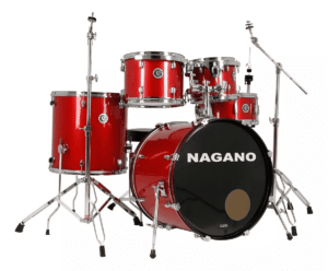 Bateria Acústica Nagano Garage Fusion 22 Ferragens Banco