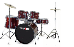 Bateria Pro Fire Profire Bumbo 22 com Ferragens Cromada