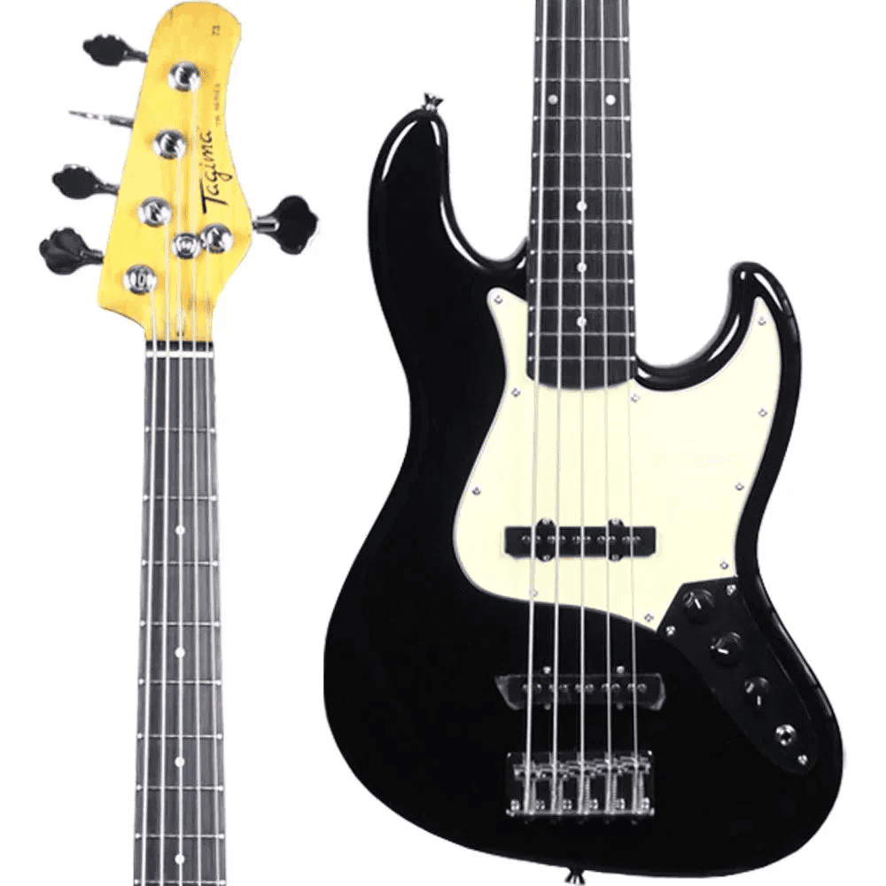 Contrabaixo Tagima Woodstock 5C Tw-73 Bk Preta 5 Cordas - Imagem 3