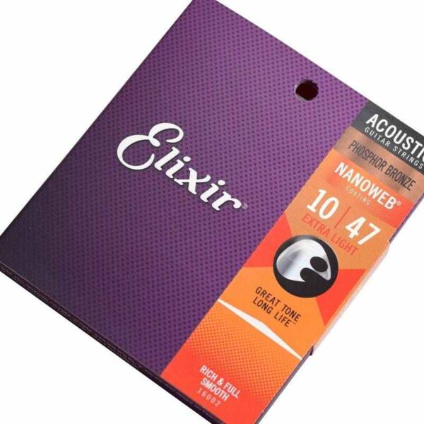 Encordoamento Elixir Violão Aço 010 Phosphor Bronze - Imagem 2