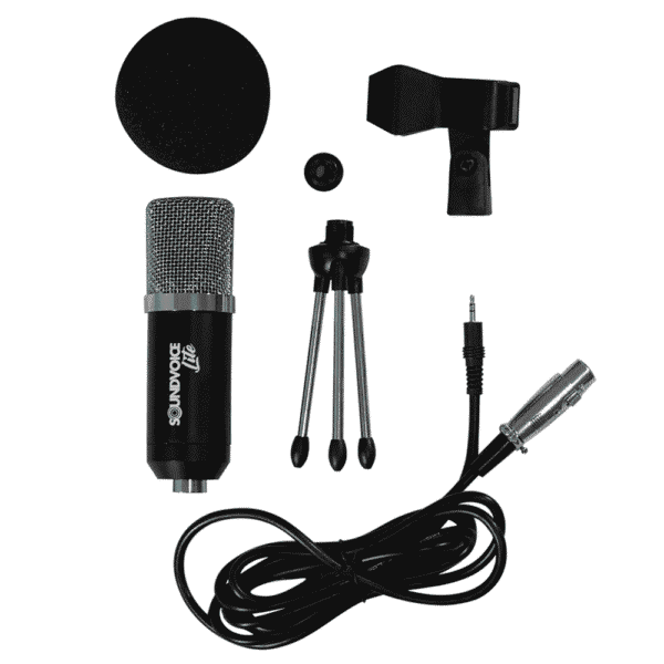 Kit Microfone Condensador Soundvoice Soundcasting800 - Imagem 2