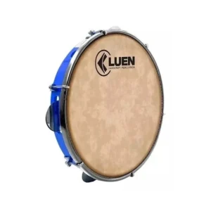 Pandeiro 10" Luen ABS Azul Pele Cabra