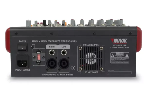 Mesa Amplificada Novik NVK-800 BT/USB - Imagem 3
