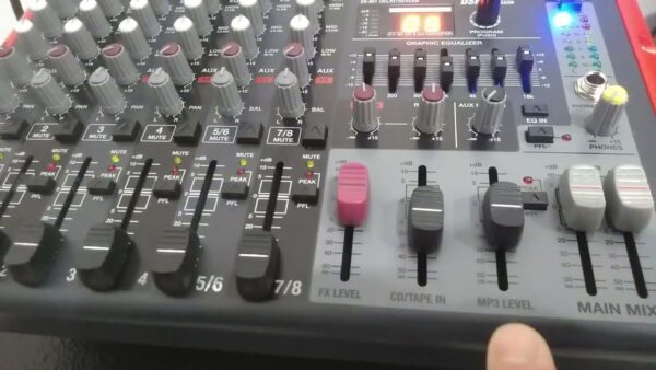 Mesa Amplificada Novik NVK-800 BT/USB - Imagem 4
