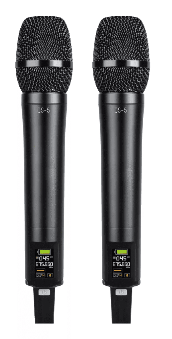 Microfone Dylan S/Fio Uhf Qs-5 300 Canais - Imagem 3