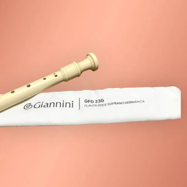 Flauta Doce Soprano Germânica Giannini GFD 23G - Imagem 4