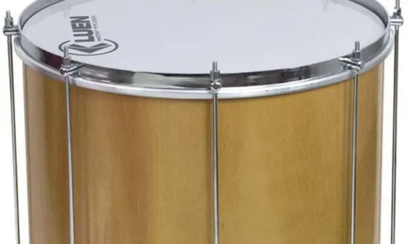 Surdo Madeira Luen 22×60 Pele Leitosa - Imagem 2