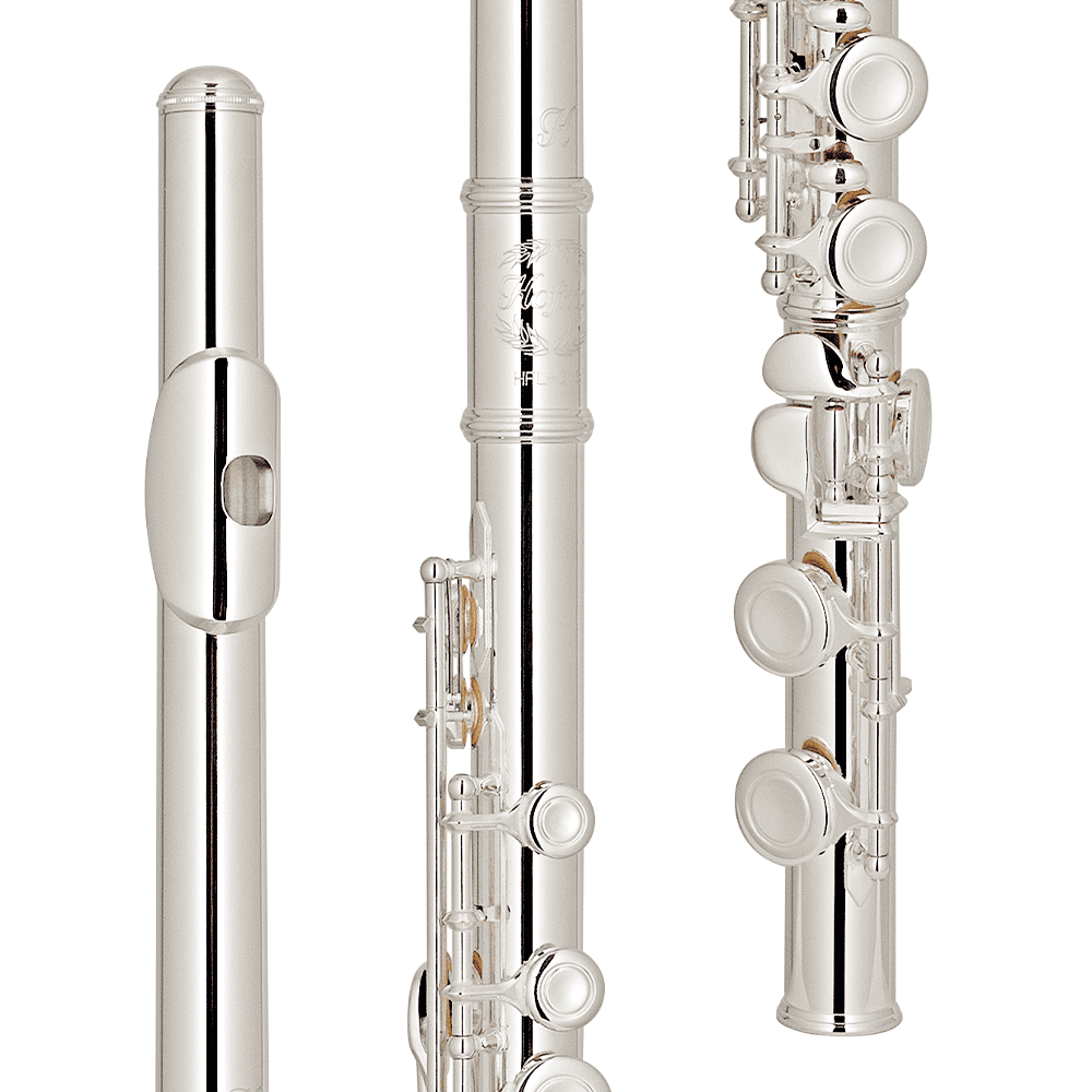 Hofma HFL01S – Flauta Transversal em Dó Prateada - Imagem 4