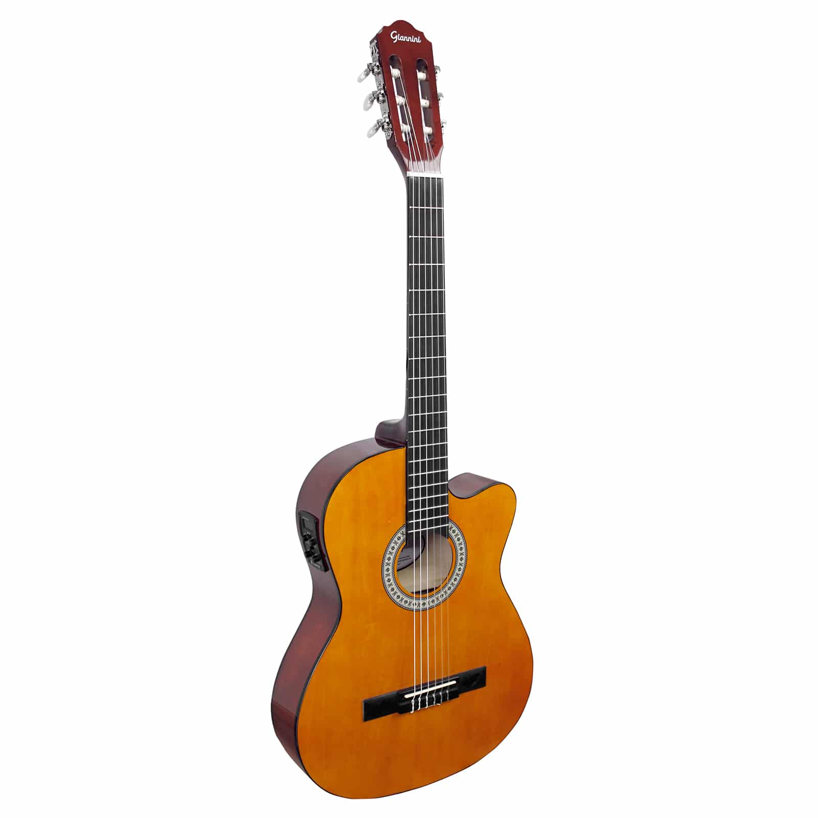 Violão Giannini Elétrico Flat NF-14 CEQ Natural – Violão Eletroacústico Nylon - Imagem 4