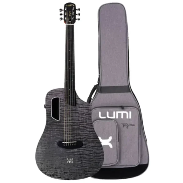 Tagima Mini-Smart Lumi-X Aço 36 Mobile – Violão Elétrico Compacto com App, Efeitos e Bluetooth
