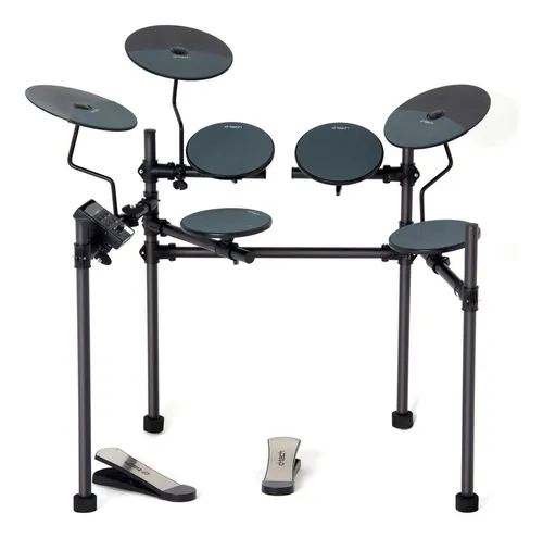 Bateria Eletrônica D-Tech Pulse com USB, 20 Kits e Pads Profissionais