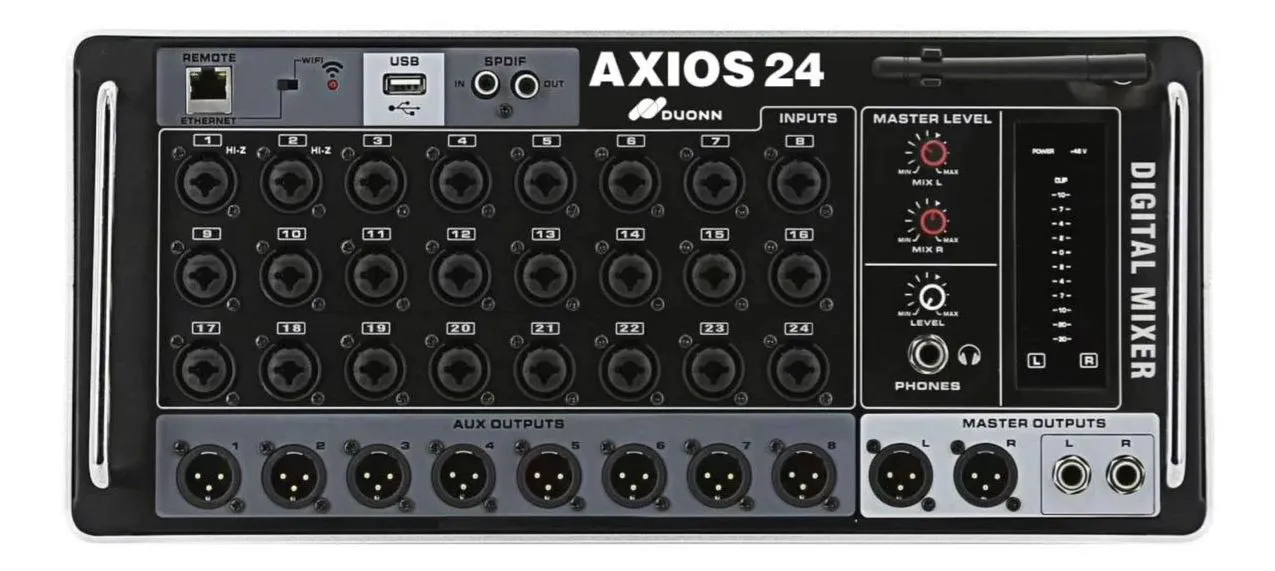 Mesa Digital Axios 24 Canais Profissional com Efeitos DSP e USB - Imagem 3