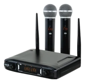 Microfone Vokal VS148DM Duplo Mão