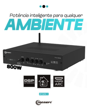 Receiver Taramps THS 8000 Class D 800W
