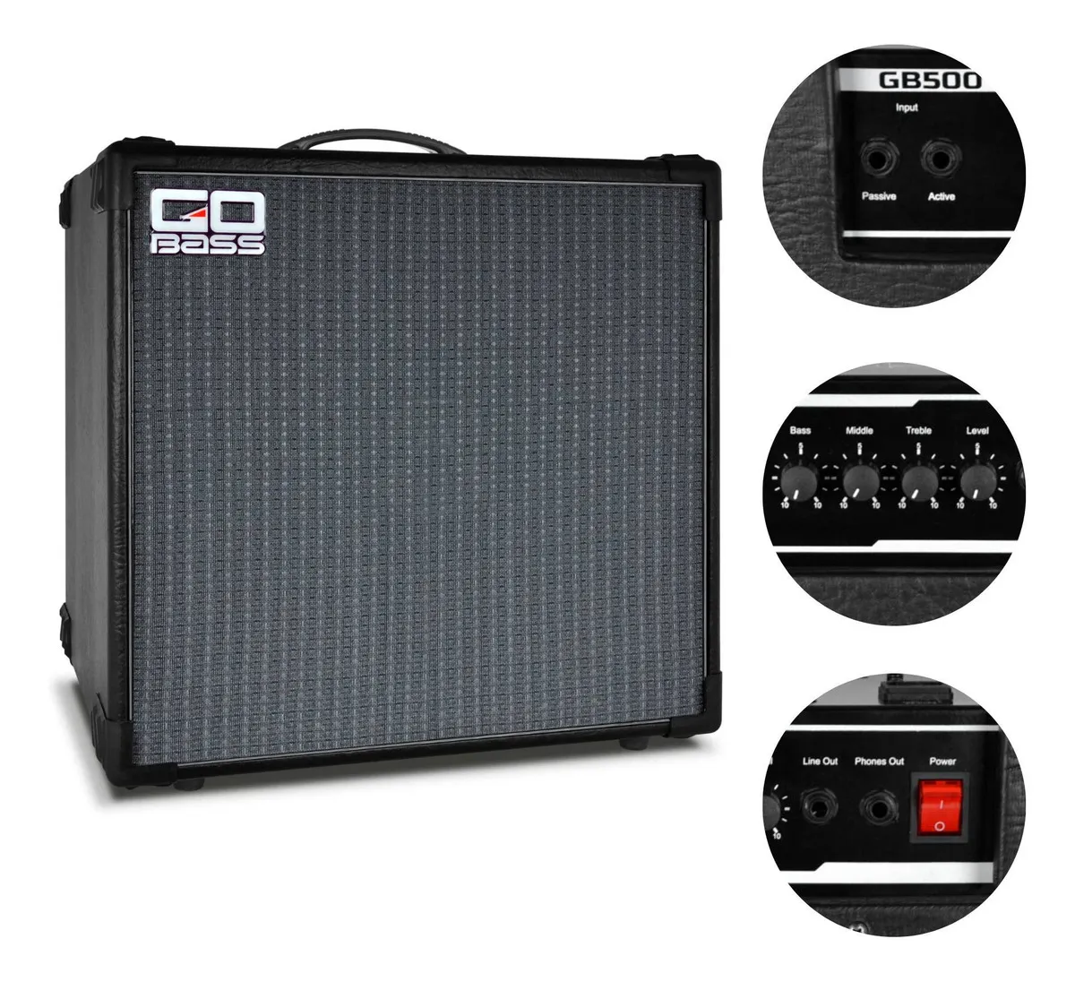 Cubo GObass GB500 Preto