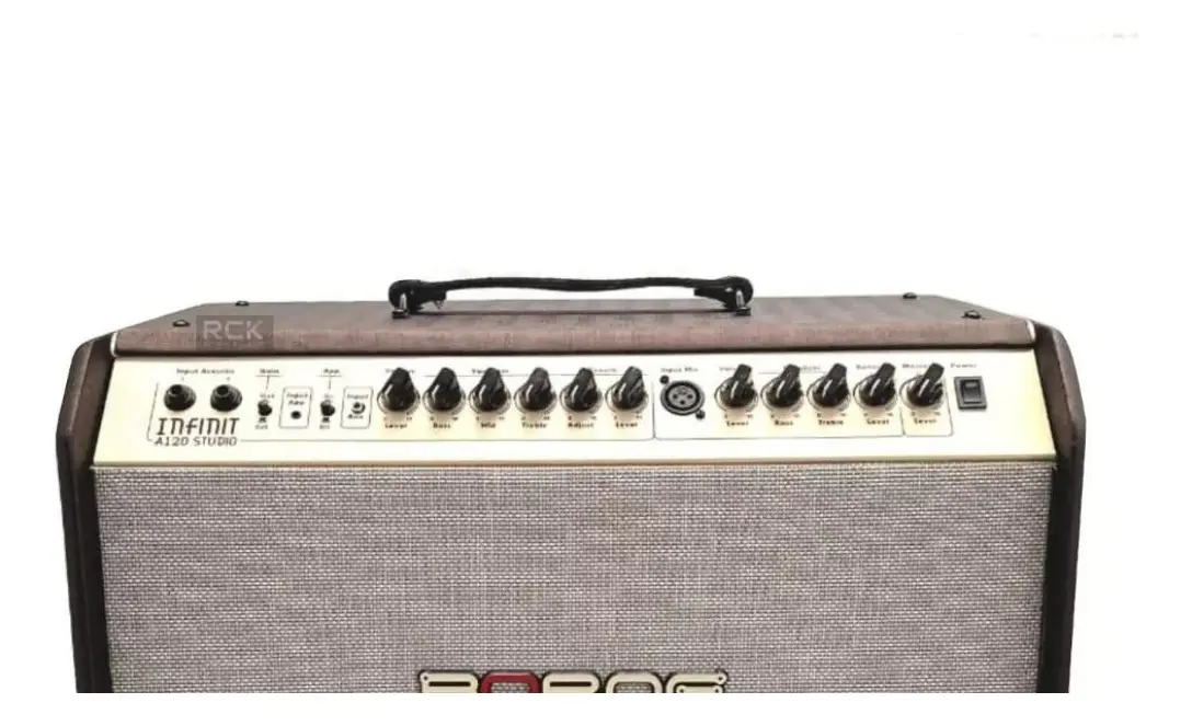 Cubo Infinit A120 para Violão Marrom Borne – Amplificador Acústico 120W RMS com Bluetooth - Imagem 2