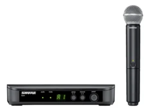 Microfone Shure BLX24/SM58 Sem Fio | Receptor BLX4 + SM58